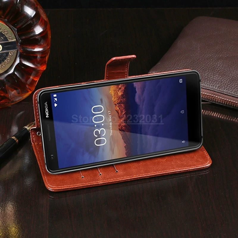 Чехол для Nokia 3 1 чехол 2018 флип 5 2 дюйма телефона из искусственной кожи Nokia3.1 TA 1049 1057 A