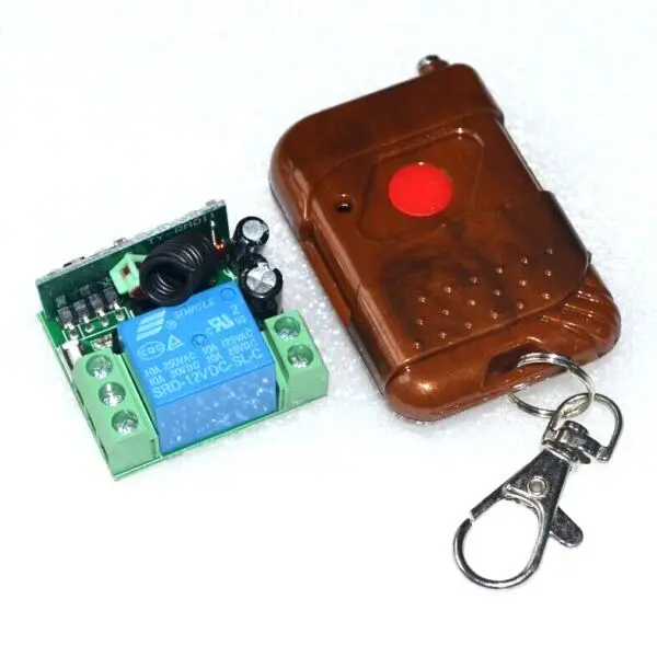 

New 12V Signal Channel Fixed Encoding Switch + Wireless Remote Control Promotion