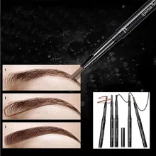 Натуральный мягкий и Гладкий Карандаш для бровей водонепроницаемый карандаш для бровей карандаш для подводки бровей косметический стойкий макияж#0125& A