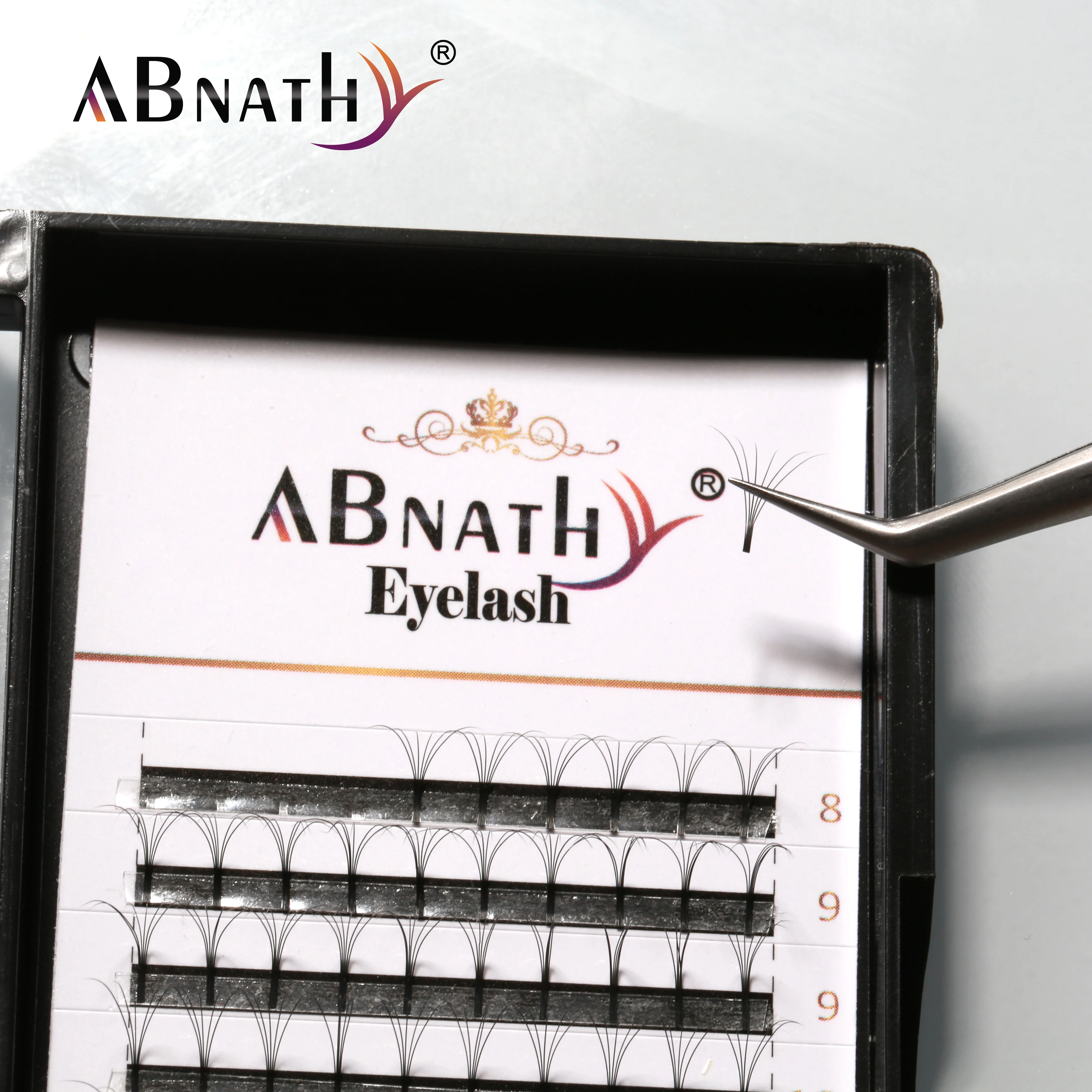 

Premade made Volume Fans Extension 12 lines 6d Russian High quality Lash Professional long stem handmade synthetic lashes