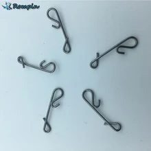 Rompin 50 шт./лот оплетка без узлов разъемы рыболовная леска провод разъем рыболовный баррель шарнир аксессуар Pesca снасти инструмент приманка