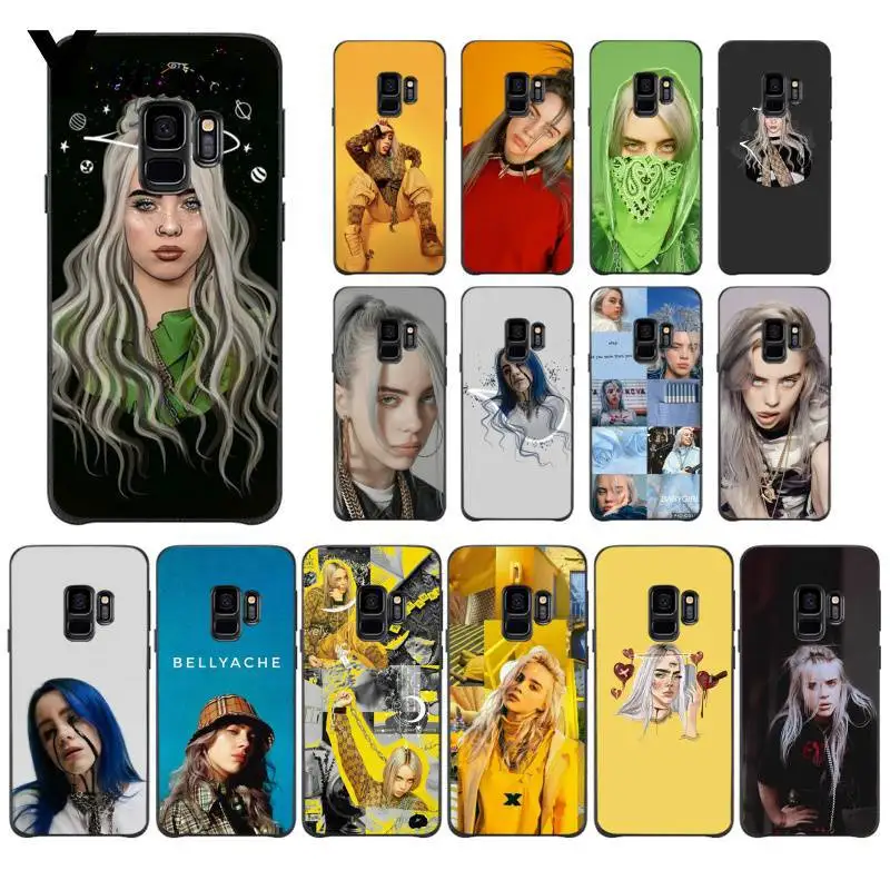 Yinuoda Billie Eilish Hot Music Singer Star Black Phone Case for Samsung Galaxy S9 plus S7 edge S6 edge plus S5 S8 plus case Yinuoda Billie Eilish Hot Music Singer Star Black Phone Case for Samsung Galaxy S9 plus S7 edge S6 edge plus S5 S8 plus case