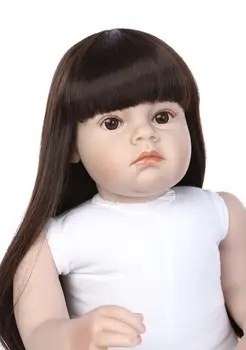 

28" 70CM silicone reborn toddler dolls/ Lifelike girl princess dolls reborn baby kits