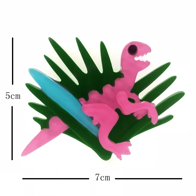SexeMara, акриловая брошь с динозавром для мальчиков и девочек, мультяшная Брошь булавка в виде животного, брошь, значки, сумка, ювелирное изделие, Подарочная брошь