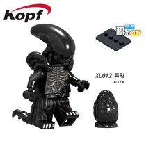 Супергерои Скелет Череп инопланетянин Одноглазый Хэллоуин Циклоп омино змея строительные блоки кирпичи подарок игрушки для детей XL012