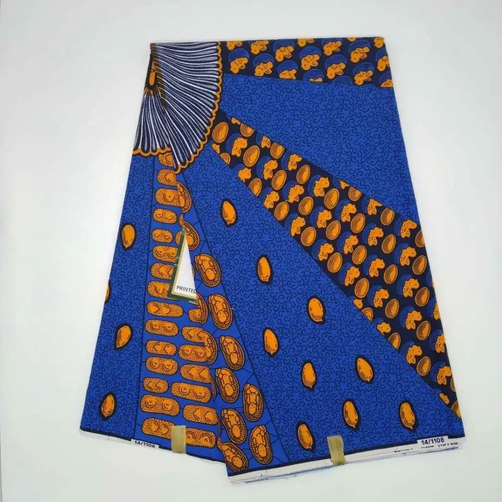 

2019 last design Wax 100% cotton new arrival african wax prints fabric 100% cotton wax guaranteed dutch hot sale for woman