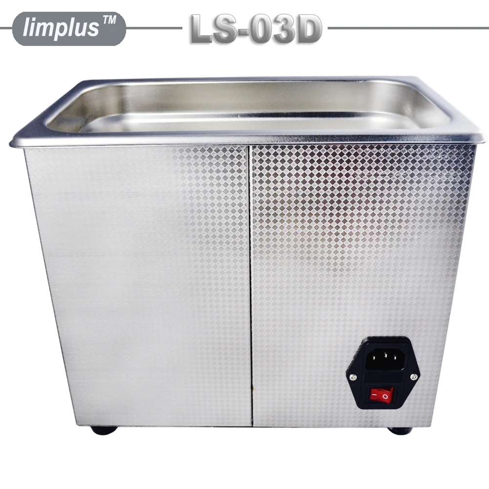 Цифровой ультразвуковой очиститель Limplus из нержавеющей стали для ванной 3 л