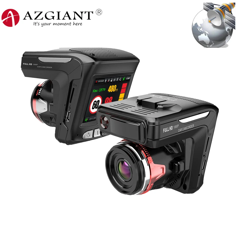 AZGIANT Full HD 1080P E dog Универсальный Автомобильный видеорегистратор MCTF Ночное видение