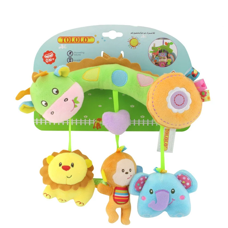 Infant Newborn Baby Crib Hanging Developmental Plush Toys For Educational 0-24 Months Infant Newborn Baby Crib Hanging Developmental Plush Toys For Educational 0-24 Months