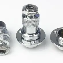 GX25 авиационный разъем мужской и женский металлический круговой быстрый разъем