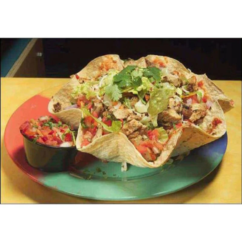 1pc Tortilla Pan Set Nonstick Taco Salad Bowl Baking Mold Kitchen Tool Black