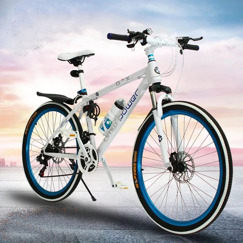 

High quality 21 speed high speed resistance rubber (mid-range undamped) front and rear V brake double V brake mountain bike