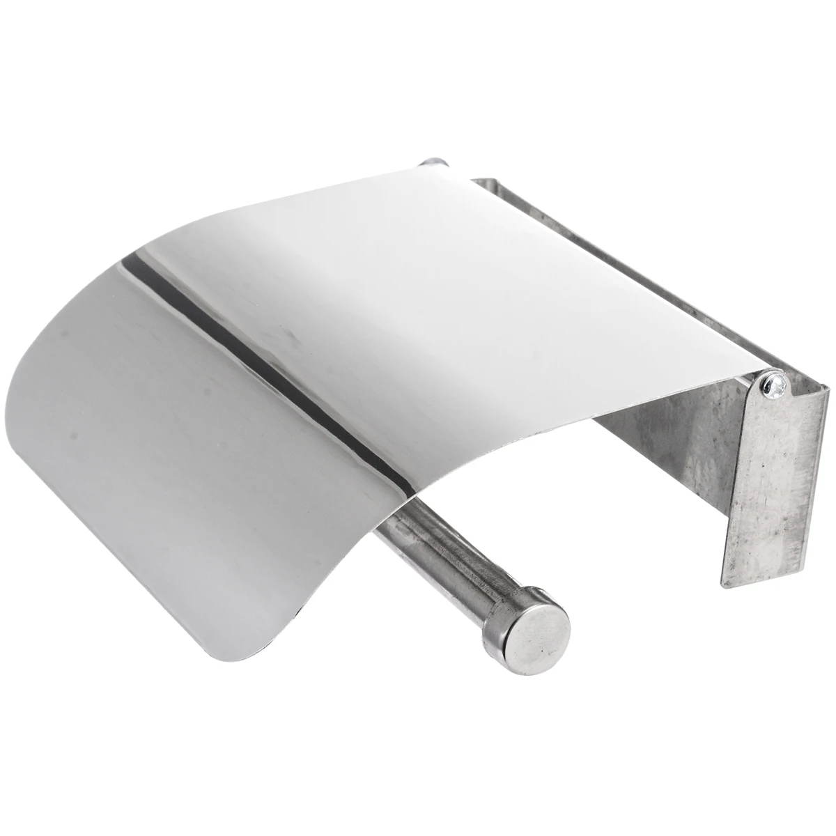 1pc Stainless Steel Bathroom Case Toilet Paper Roll Holder Morden Tissue Holder Wall Mounted For Bathroom Toliet Use