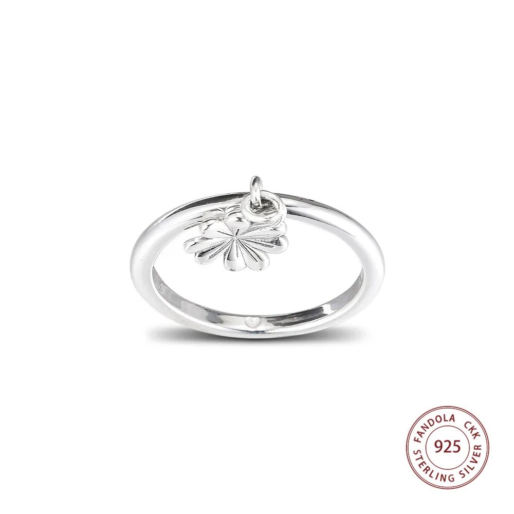  925 Hanging Clover Ring FLR200 (3)