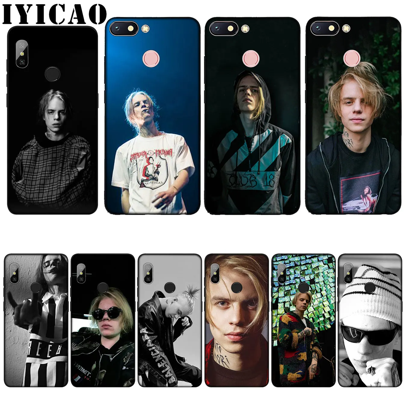 

IYICAO Russia rapper Pharaoh Customer High Quality Silicone Soft Case for Xiaomi Redmi 6A 5A Note 7 4 4X 5 Plus 6 Pro Cover