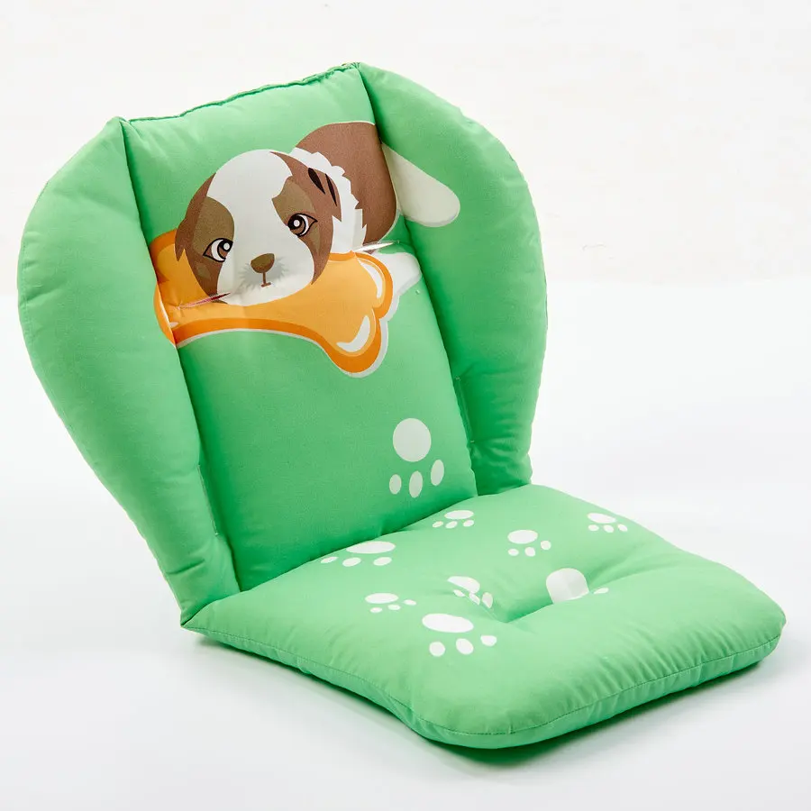 

Cartoon Dog Universal Baby Stroller Seat Cushion Kids Pushchair Highchair Pram Mat Baby Carriage 5 Point Harness Cotton Seat Pad