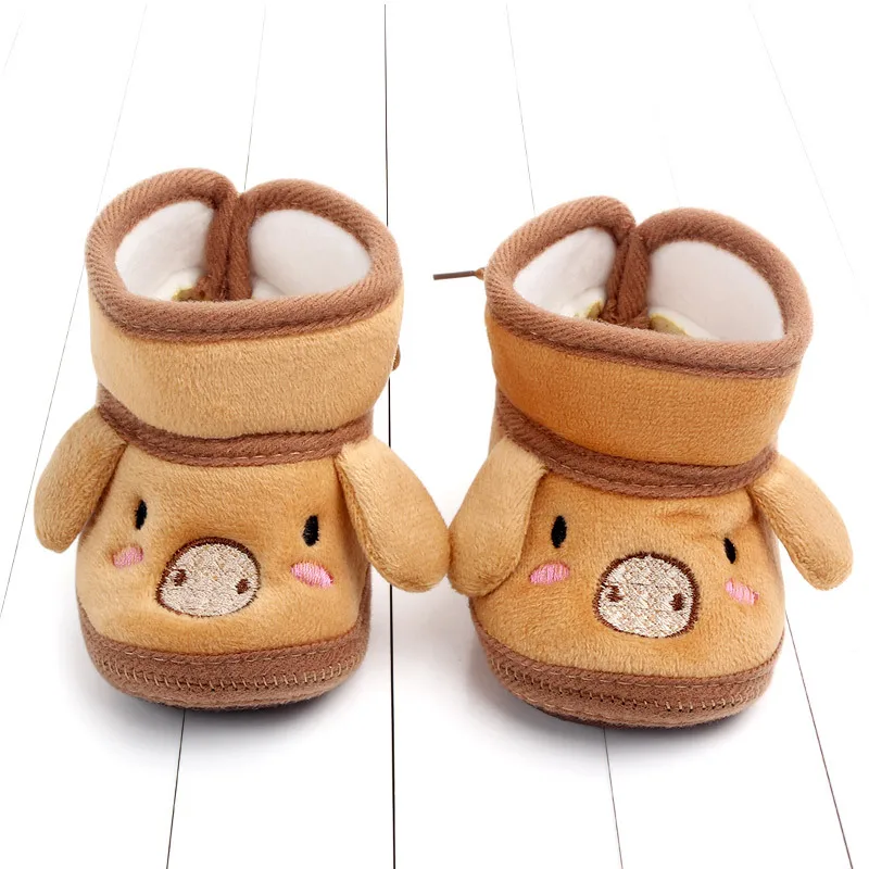 Indoor First Walkers Baby Shoes Cotton Anti-slip Booties Winter Wammer Baby Girl Boy Shoes Newborn Slippers Footwear Booties (11)