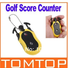 2 шт. мини попадания в гольфе Shot Putt счетчика с брелоком H8352 Прямая поставка