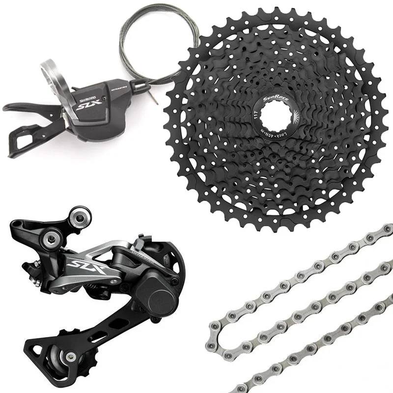 

SHIMANO DEORE SLX M7000 Groupset 34T Crankset Mountain Bike Groupset 1x11-Speed 40T 42T 46T M7000 Rear Derailleur Shift Lever