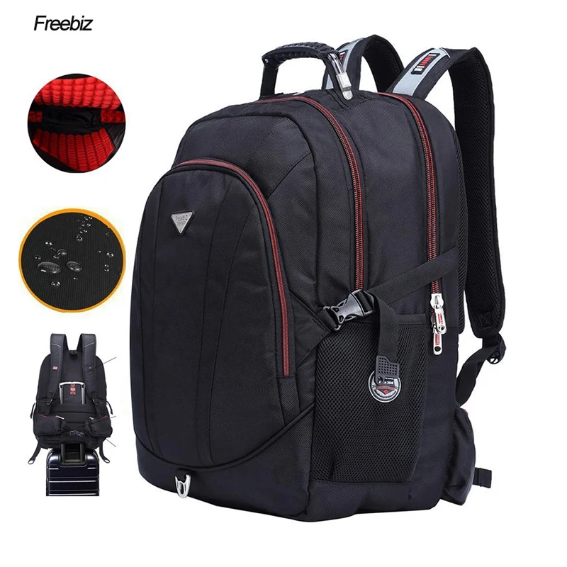 18.4 Inch Waterproof External USB Charge Laptop Computer Backpack
