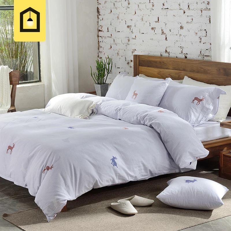 brand high quality 100 cotton duvet cover set without comforter grade