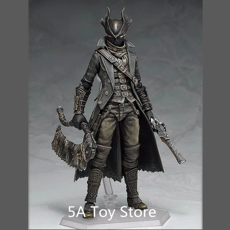 PS4 Bloodborne игры фигурка Охотник Figma 367 ПВХ фигурка Модель Коллекция игрушек кукла подарки 15 см