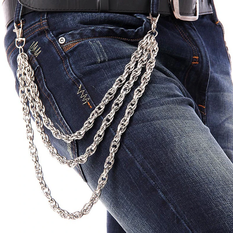 Punk Pants Chain Fashion Hip hop Personality Belt Waist Chain ...