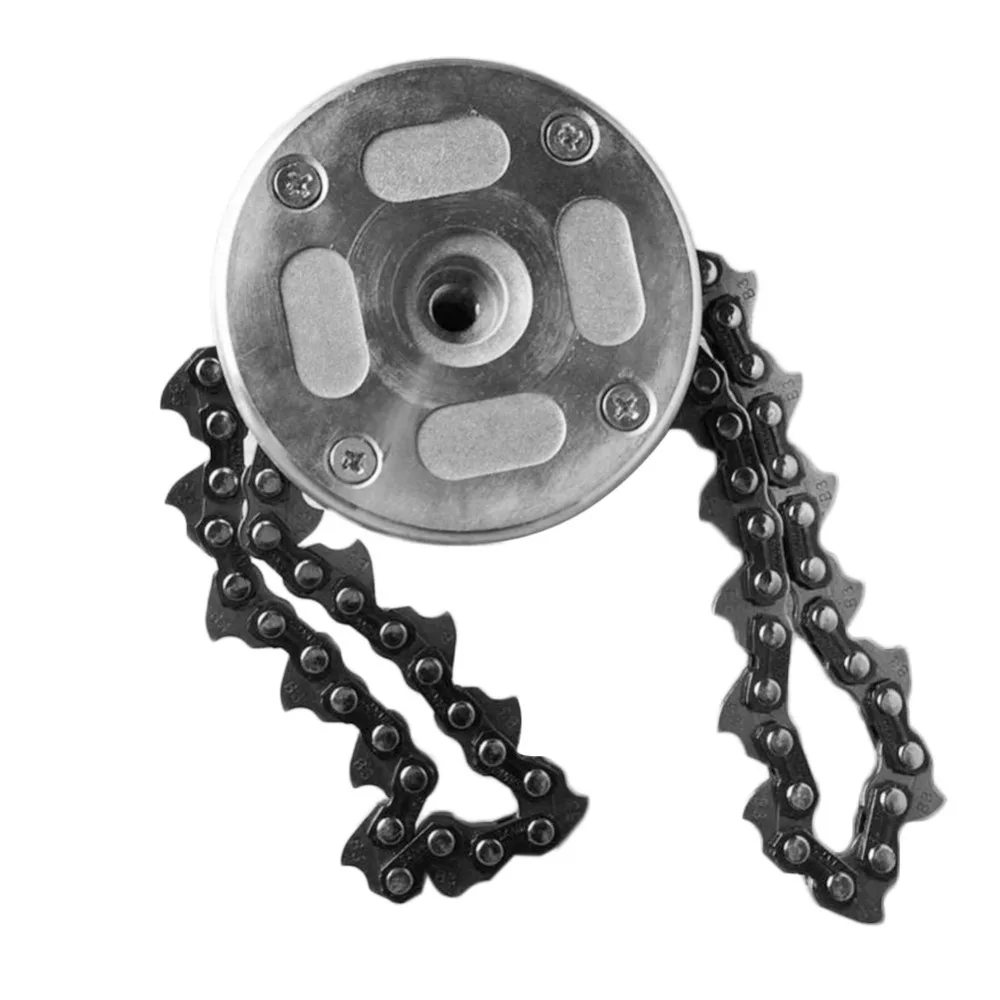Universal 65Mn Trimmer Head Coil Chain Brush Cutter New Garden Grass Trimmer Head Upgraded With Thickening chains Lawn Mower L2 Universal 65Mn Trimmer Head Coil Chain Brush Cutter New Garden Grass Trimmer Head Upgraded With Thickening chains Lawn Mower L2