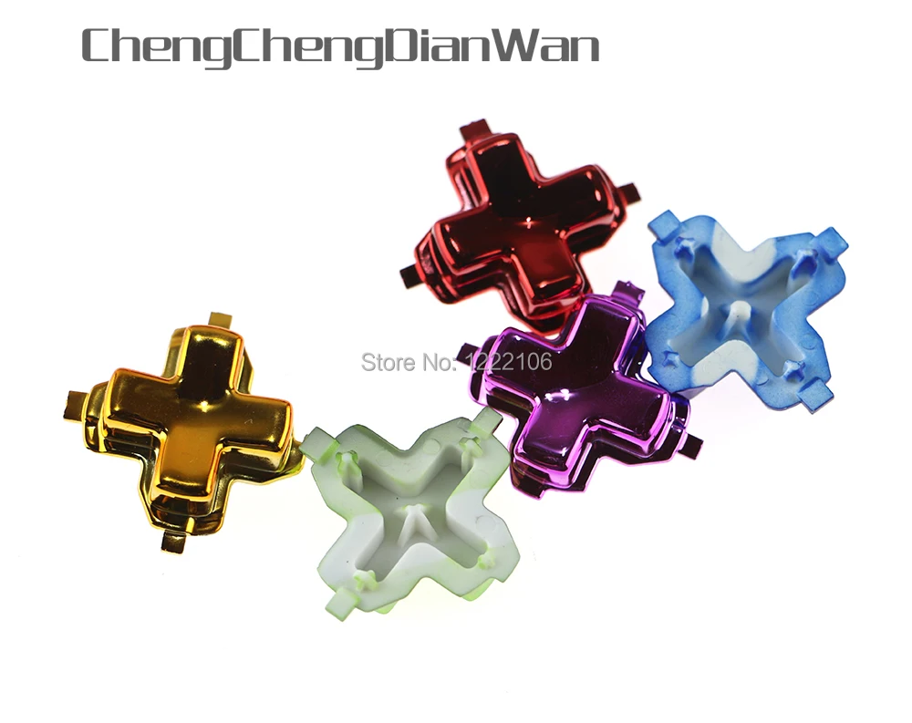 

ChengChengDianWan, хромированные Пластиковые D-pad D-Pad для кнопок XBOX ONE Xboxone, 100 шт./партия