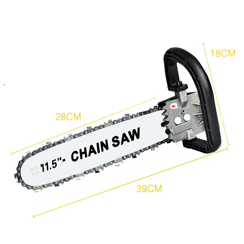 Кронштейн для цепной пилы 11,5 дюймов, регулируемая Электрическая цепная пила, угловая шлифовальная машина, Модифицированная электрическая пила, машина для угловой шлифовальной машины, цепная пила - Цвет: Chain Saw