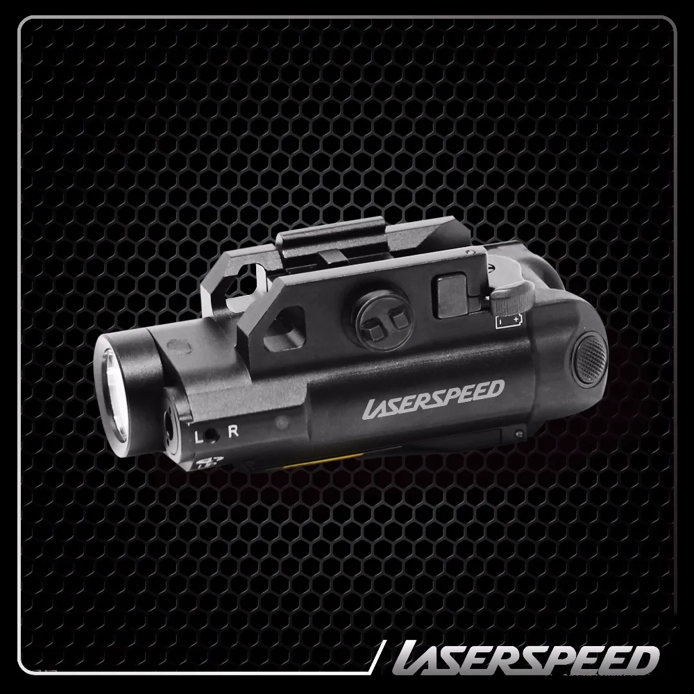 

Drop shipping Self defense green laser sight and LED tactical flashlight combo for hunting
