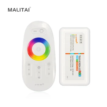 

2.4G Wireless RF Touch Screen Remote Controller LED Dimmer 18A 12V-24V Control 3 Channel For RGB LED Strip light lamp Downlight