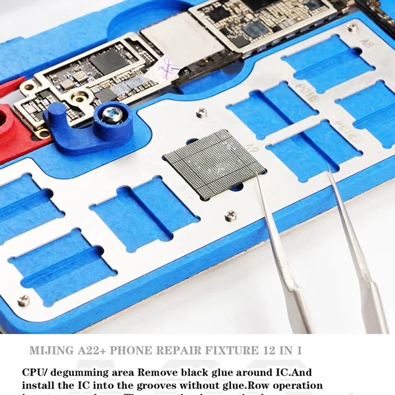 12 в 1 A22 + зажимы для материнской платы iPhone 5C 5S 6G 6S 6P 6SP SE 7G 7P 8G 8P XR держатель фиксации