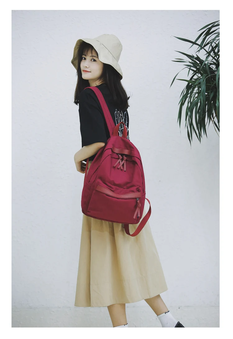 Menghuo High Quality Women Canvas Backpack Teenage Girls Leisure Backpack Bag Vintage Stylish Female School Bag Bookbag Mochilas (16)