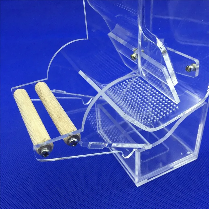 Птицы автоматические кормушки птичья клетка под питателем оснастка-пищевые контейнеры пластиковая пластина толщина 3 мм птицы качественные инструменты 400 г