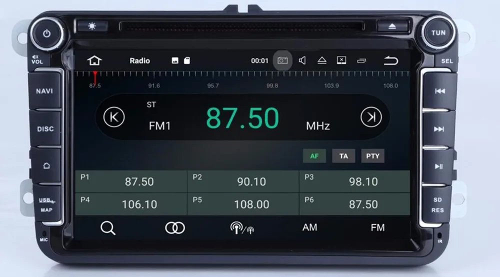 Flash Deal 2Din 8"Android 8.0 Octa Core PX5 Car DVD Player for VW Golf 5 Golf 6 Polo CC Passat Jetta B6 Tiguan Touran For Skoda For Seat 1