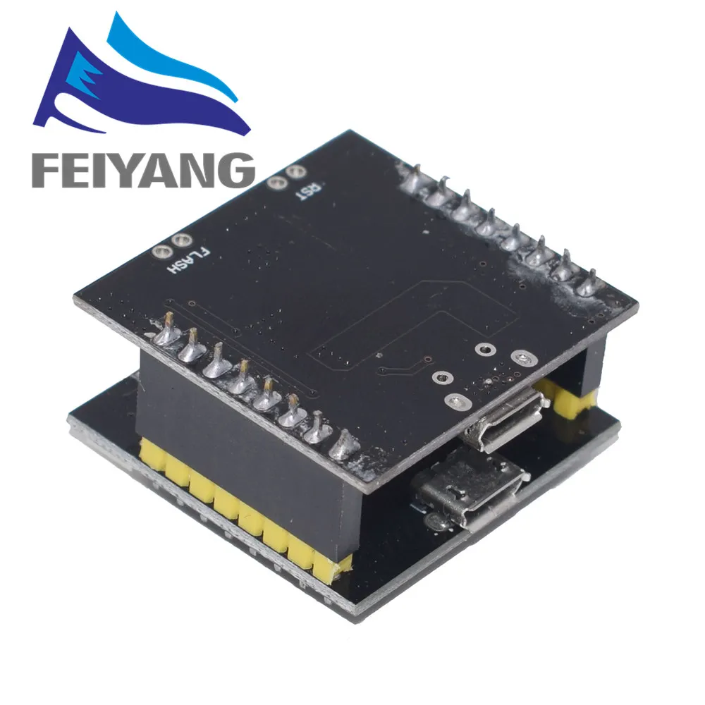 10 шт. JZY ESP 12F серийный WIFI модуль мини плата для Arduino Nodemcu CH340 микро usb Witty Cloud|mini
