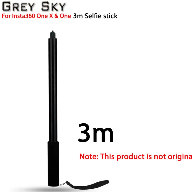

For Insta360 one X 3m super long selfie stick Aluminum Alloy Insta 360 One X Monopod Selfie Stick Panorama Camera Accessories