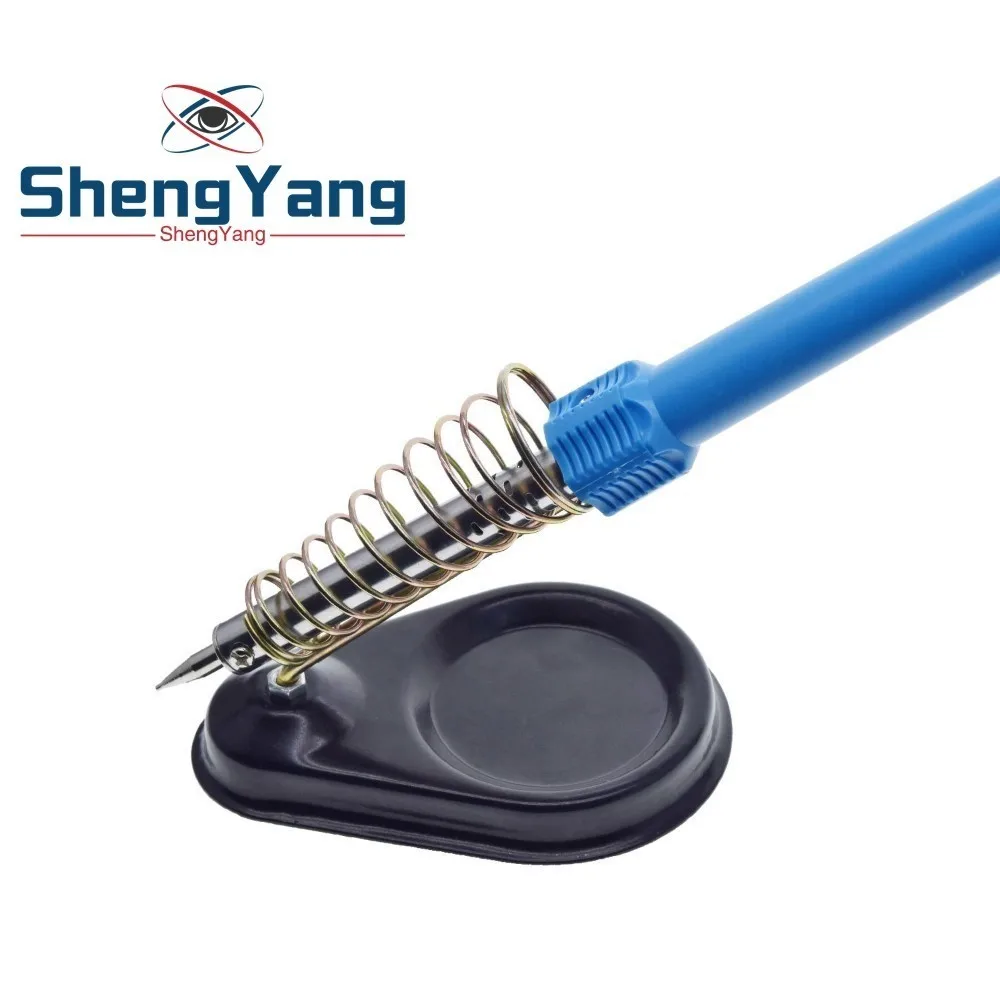 

Metal Iron Useful Solid Metal Base Soldering Iron Bracket Stand Holder Support Station Frame Portable for Electrical Working