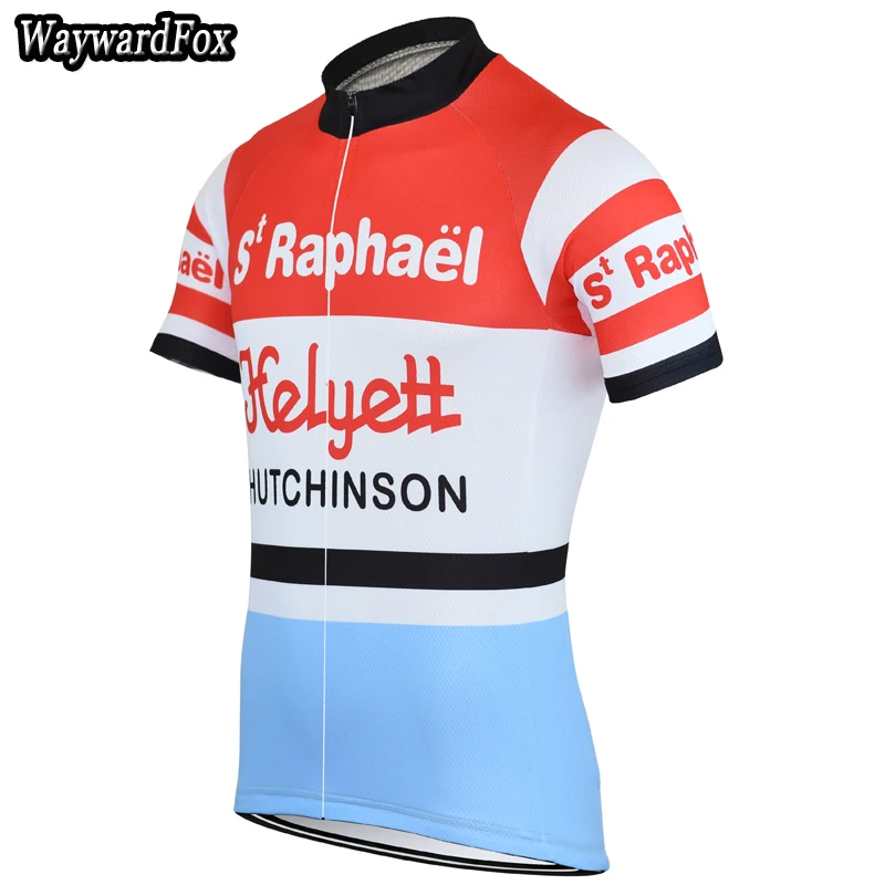 Новая летняя мужская красная/синяя/красная велосипедная Джерси Ретро Классическая велосипедная одежда с коротким рукавом велосипедная одежда ropa ciclismo maillot