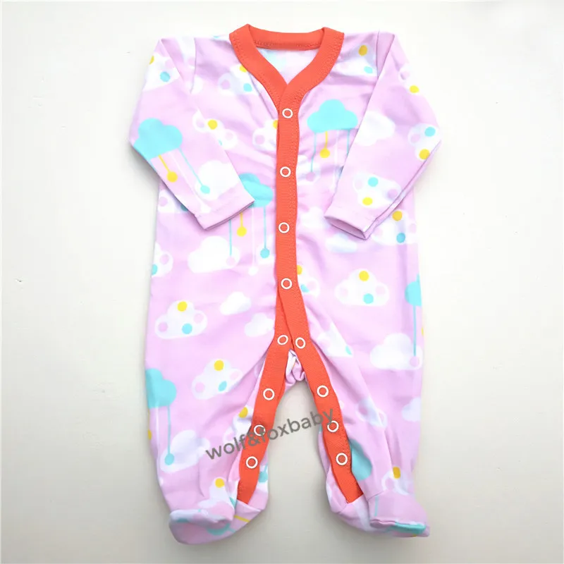 Retail 3pcs/lot 0-12months long-Sleeved Baby Infant cartoon footies bodysuits for boys girls jumpsuits Clothing newborn clothes Baby Bodysuits made from viscose 