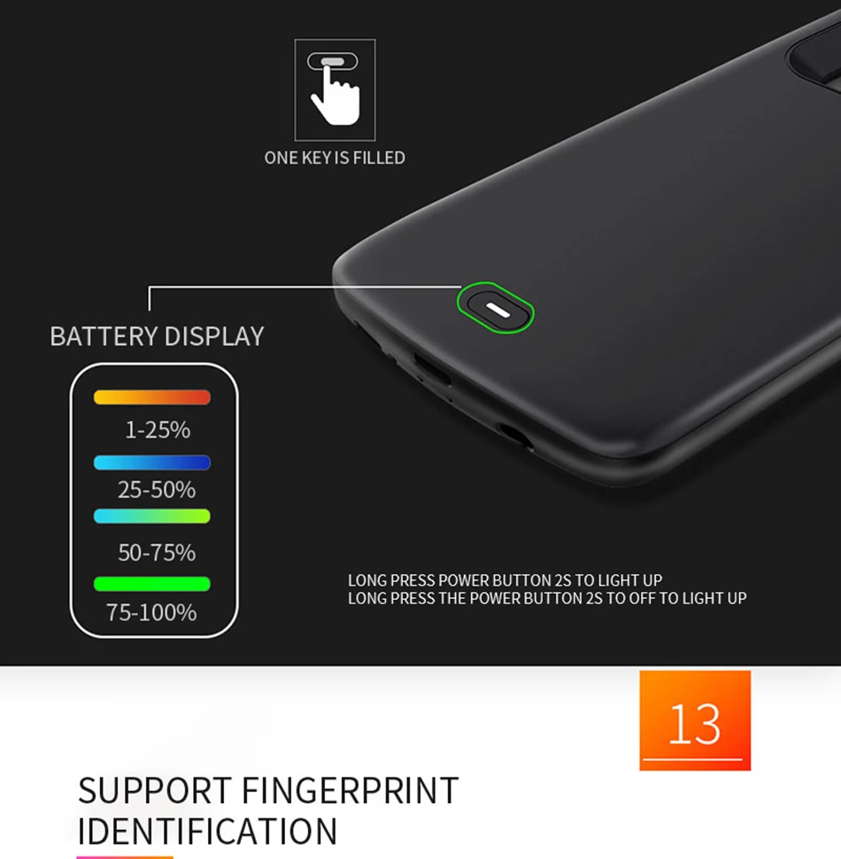Чехол-аккумулятор для samsung Galaxy S9 S8 Plus, аккумулятор, Беспроводная зарядка, внешний аккумулятор, чехол, внешний аккумулятор для samsung Note 8, Note 9