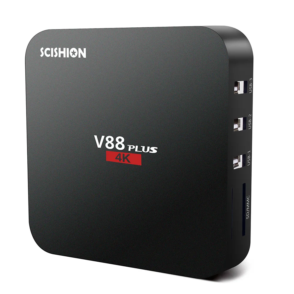 Prix pour SCISHION V88plus V88 Plus 2G RAM 8G ROM 4 K TV Box Android 5.1 OS Quad-core Rockchip 3229 WiFi Soutien VP9 H.265 Décodeur TV Box Prix pour SCISHION V88plus V88 Plus 2G RAM 8G ROM 4 K TV Box Android 5.1 OS Quad-core Rockchip 3229 WiFi Soutien VP9 H.265 Décodeur TV Box