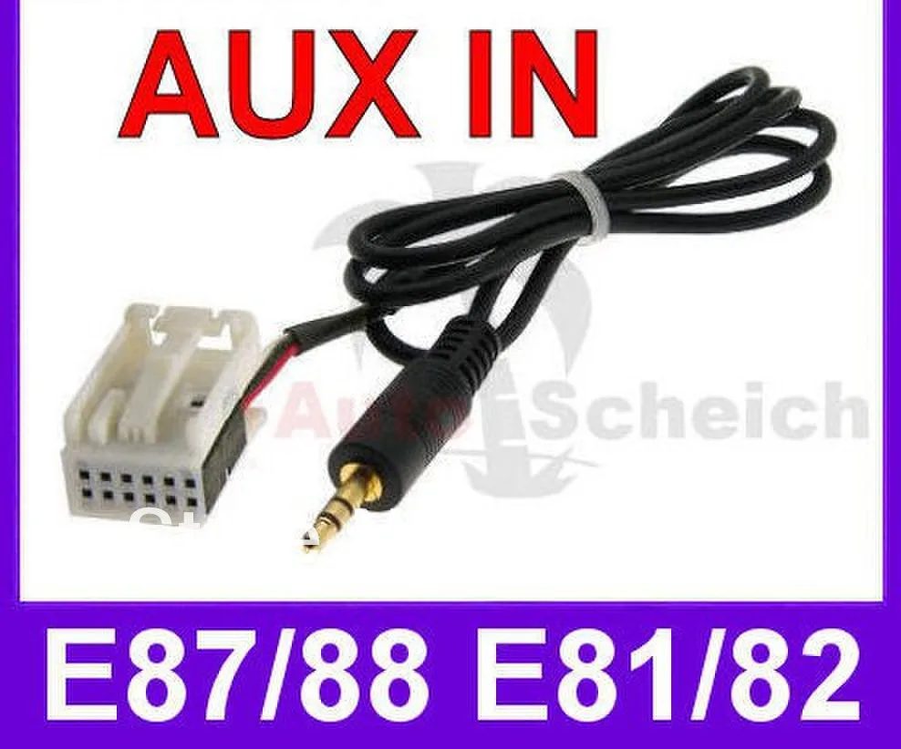 11.11 SHOPPING FESTIVAL AUX IN ADAPTER KABEL for BMW E87 E88 E81 E82 MP3 iPod iPhone Radio Navi Professional | Автомобили и