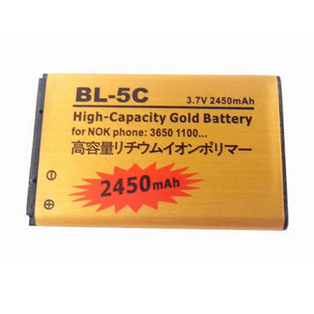 Оригинальный ABV Золотой bateria BL5C BL 5C батарея для Nokia 1000/1010/1100/1108/1110/1111/1112/1116/2730 5CA