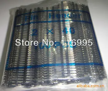 

50PCS 2X40 PIN PIN HEADER PITCH 2.54mm V/T TYPE FREE SHIPPING
