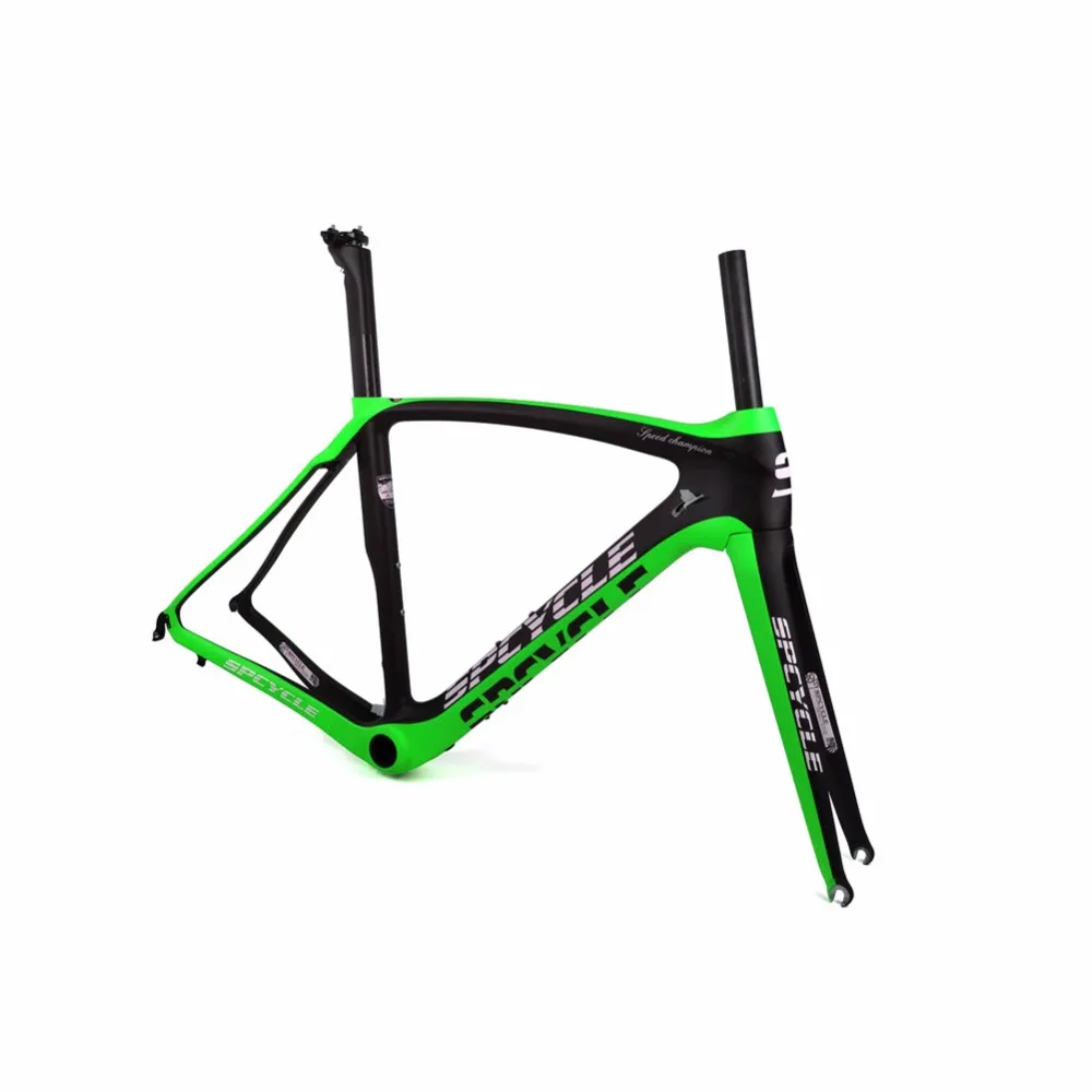 Top Spcycle 700C Cycling Road Carbon Bicycle Frames,China Factory OEM Full carbon Fiber Road Bike Frame+Fork+Seatpost+Headset 22