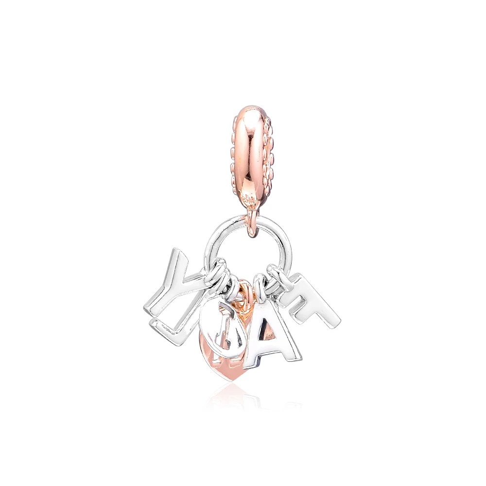 CKK Fit Pandora Браслеты Perfect Family Charms 925 оригинальные бусины из стерлингового серебра