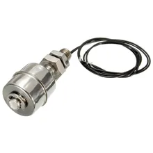 Float switch Electric Silver Stainless Steel SUS Mini Stainless Steel Vertical Liquid Water Level Sensor Internal Float Switch