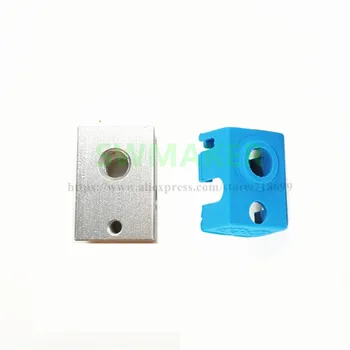 

SWMAKER 1pcs New Silicone Sock and block set upgrade v6 hotend instead ceramic insulation for Reprap Prusa i3 V6 hotend